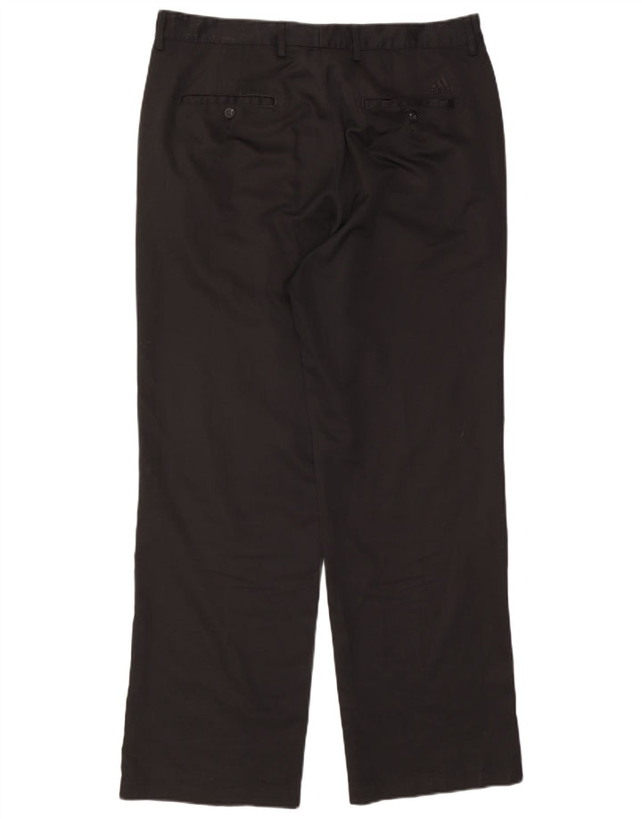 Adidas Herre Climalite Straight Chino Bukser W38 L32 Sort Polyester
