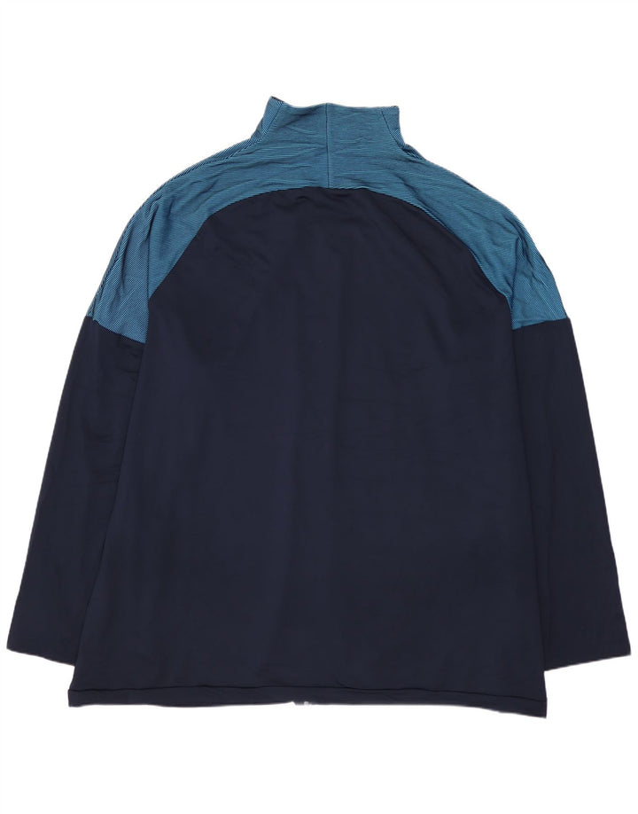 RUSSELL ATHLETIC Træningsdragt til mænd Topjakke 2XL Navy Blue Colourblock