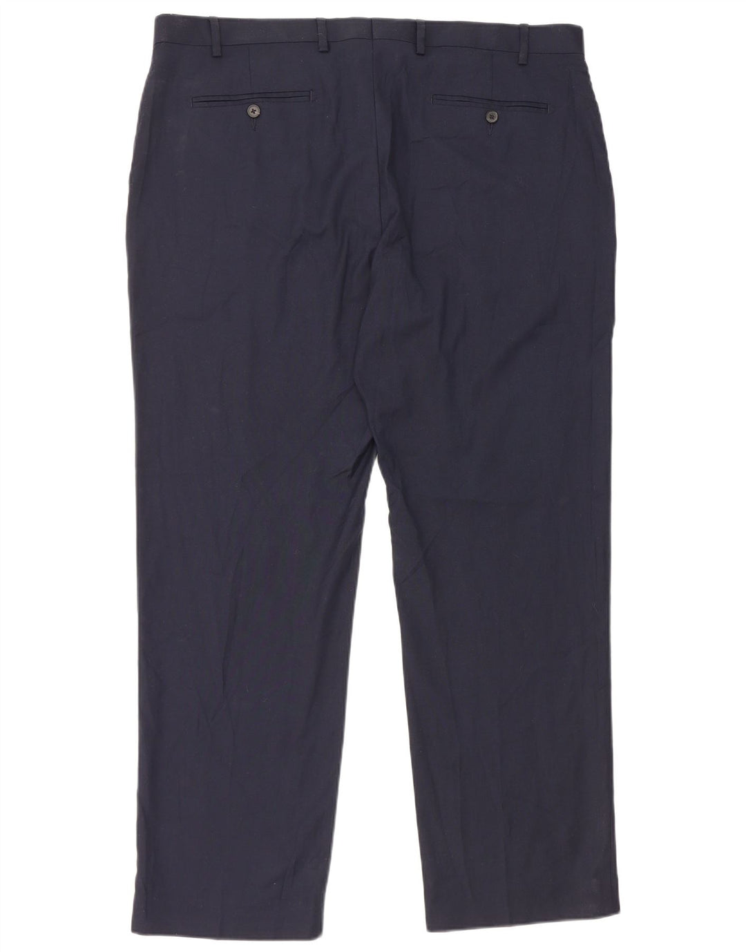 Marks & Spencer Herre Regular Fit Casual Bukser W40 L31 Marineblå