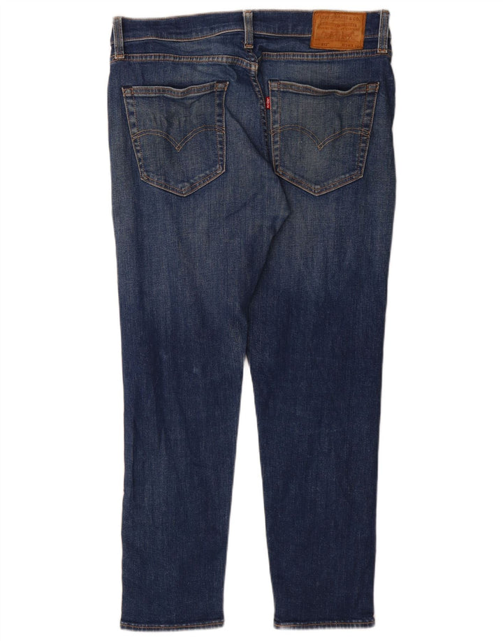 LEVI'S Herre 512 Slim Tapered Jeans W34 L28 Blå Bomuld