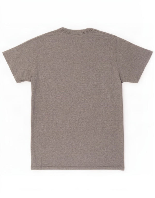 PEPE Jeans Mens Regular Graphic T-Shirt Top Medium Grey Flecked Cotton
