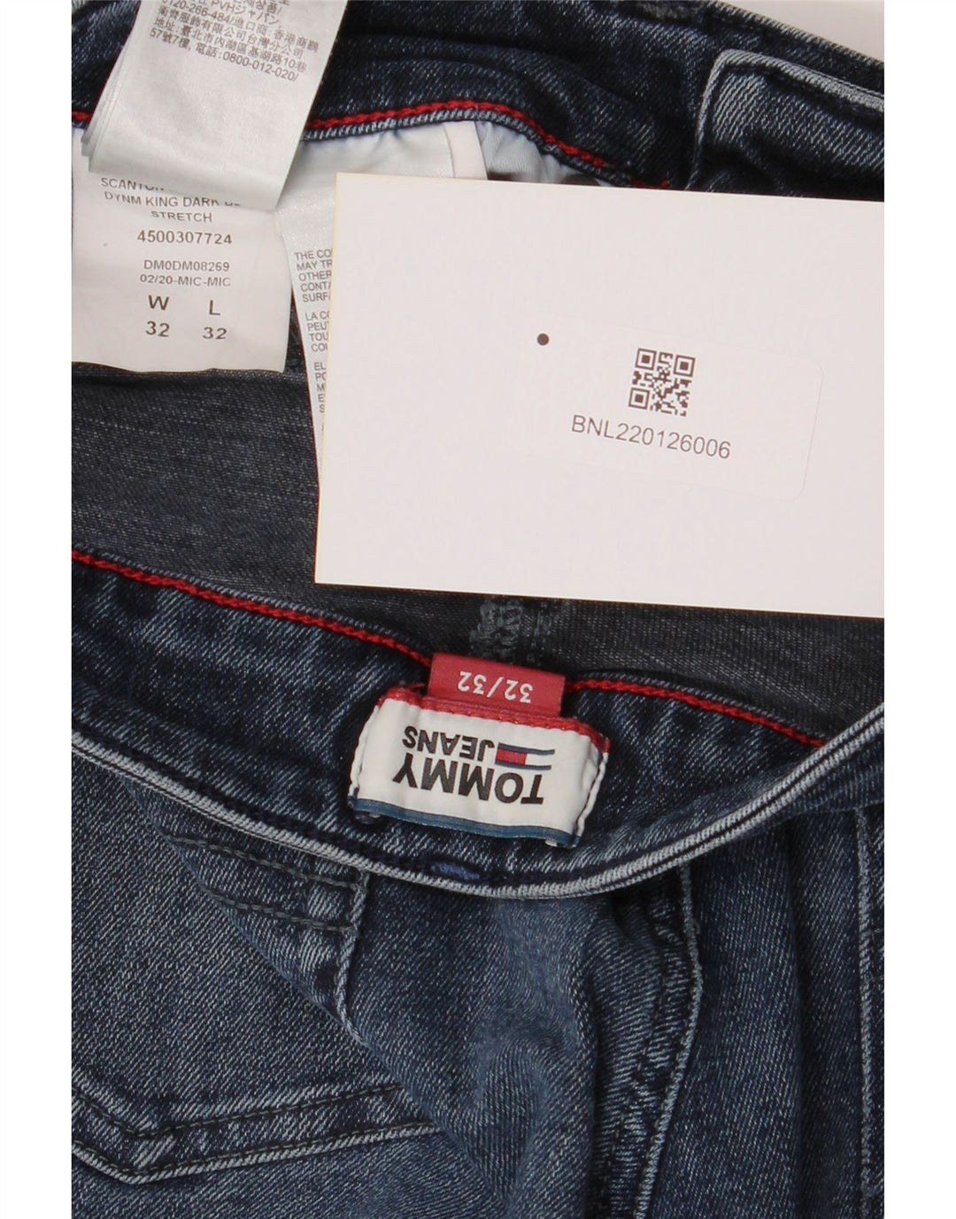 Tommy Hilfiger Herre Slim Jeans W32 L32 Blå