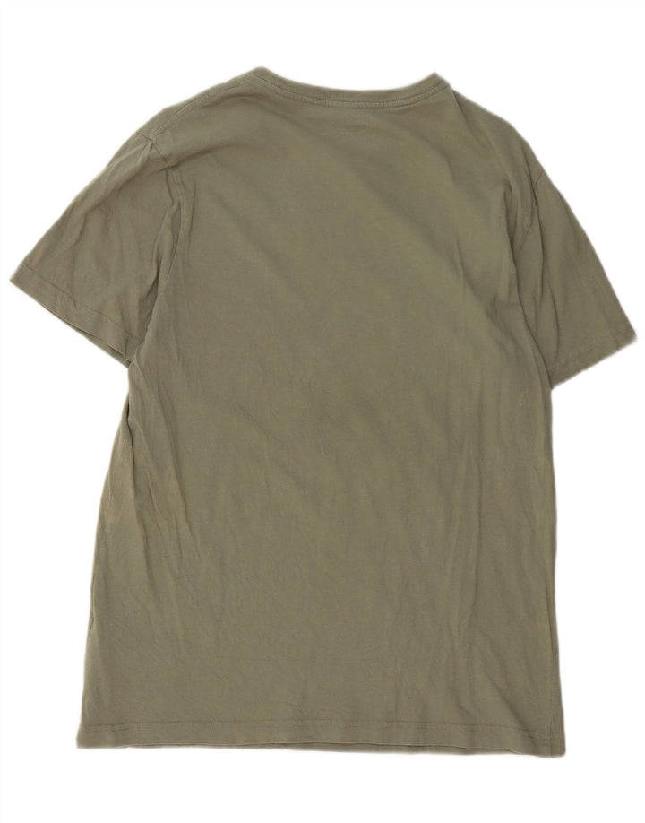 Hurley Herre grafisk T-shirt top mellemgrøn bomuld