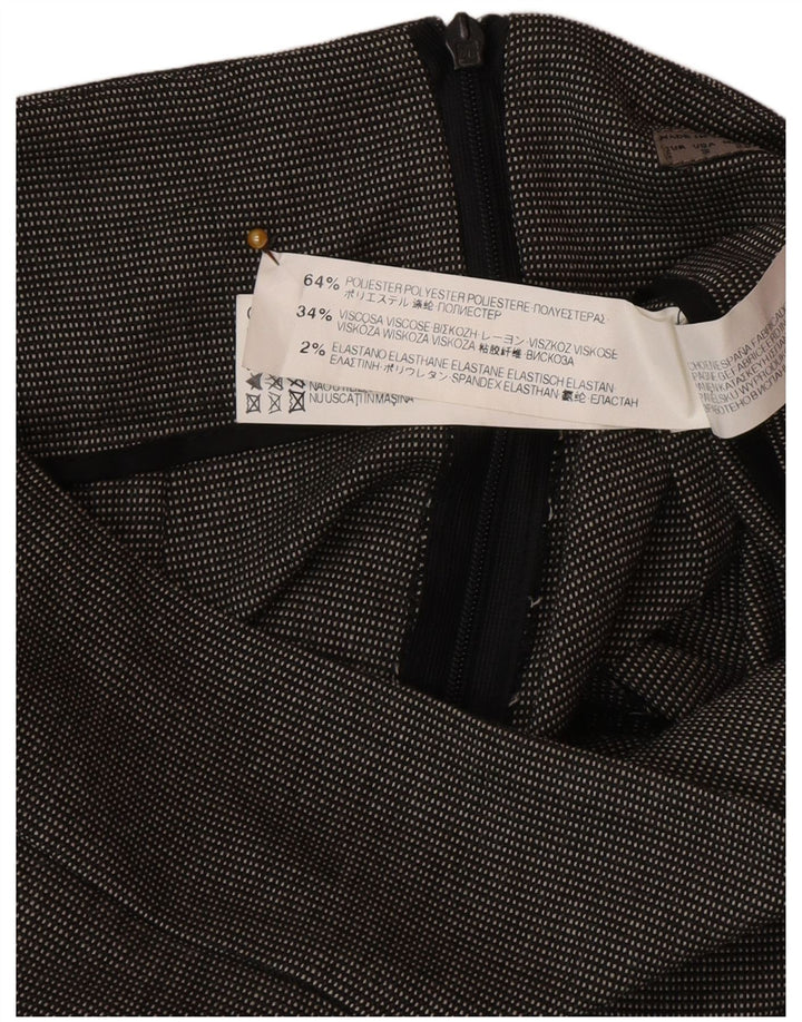 Zara Pencil Skirt Small W26 Grå plettet polyester til kvinder
