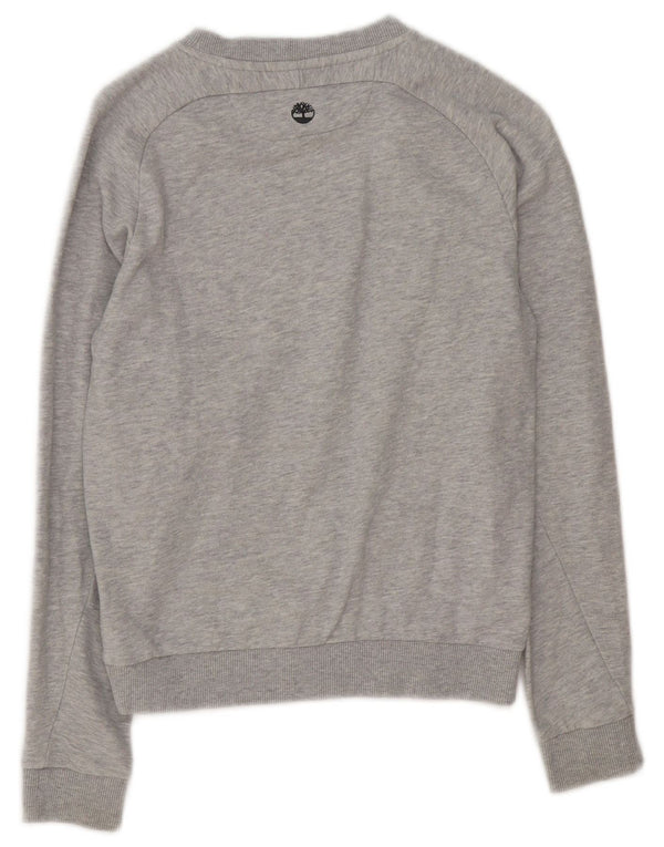 Timberland Boys Grafisk Sweatshirt Jumper 11-12 år XS Grå Flecked