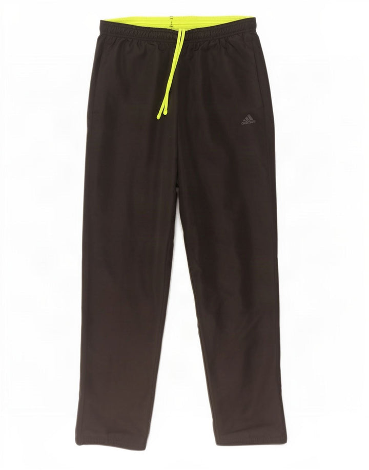 Adidas Dame Climalite Træningsdragt Bukser UK 14 Large Black Polyester