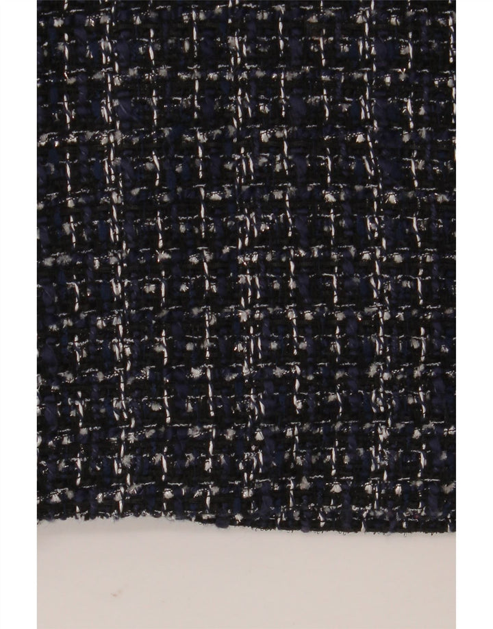 Dkny Womens Pencil Skirt US 12 Large W34 Navy Blue Flecked Polyester
