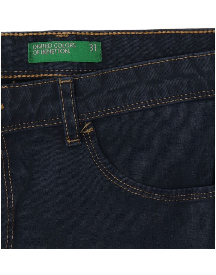 Benetton Dame Skinny Jeans W31 L30 Marineblå