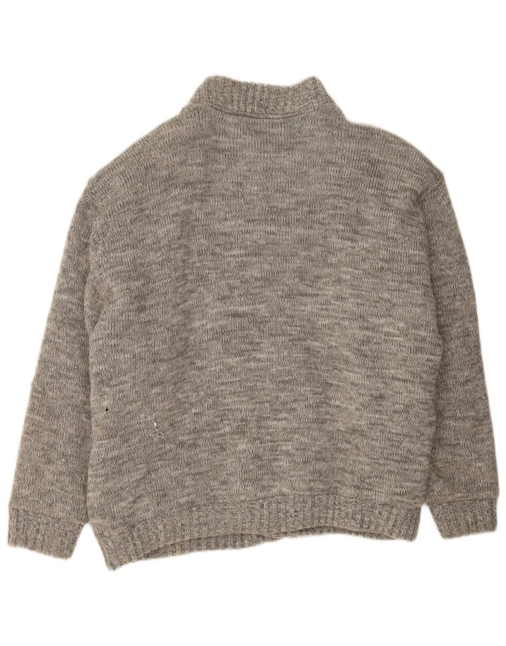 VINTAGE Herre cardigan sweater XL Grå