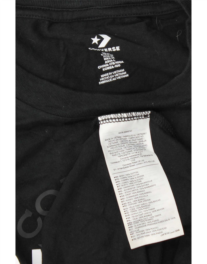 Converse Herre Chuck Taylor Grafisk T-Shirt Top Medium Navyblå Bomuld