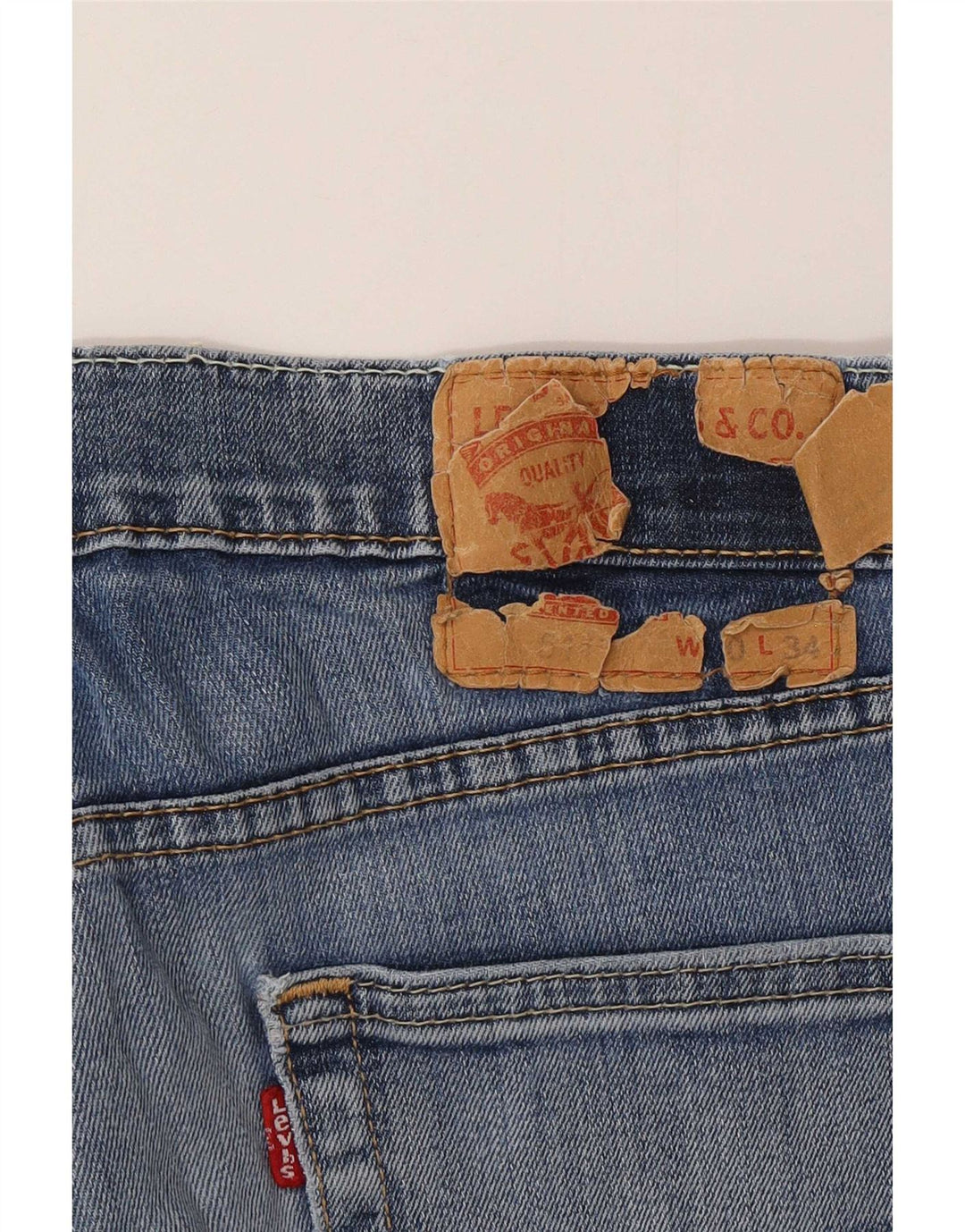 Levi's Herre 511 Slim Jeans W30 L34 Blå Bomuld