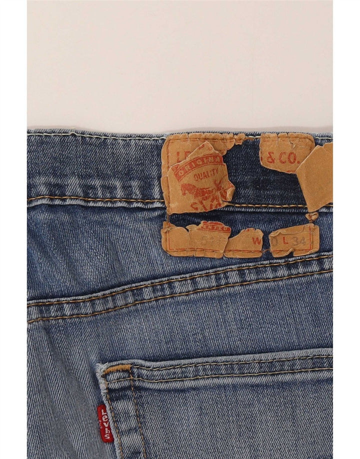Levi's Herre 511 Slim Jeans W30 L34 Blå Bomuld
