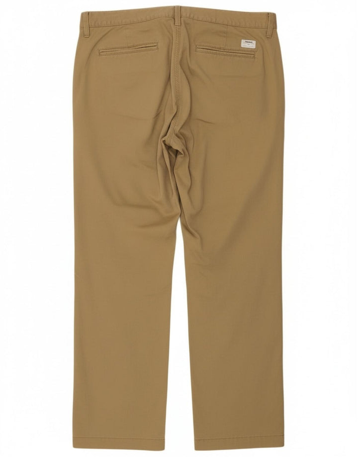 Timberland Straight Chino-bukser til mænd W36 L32 Khaki