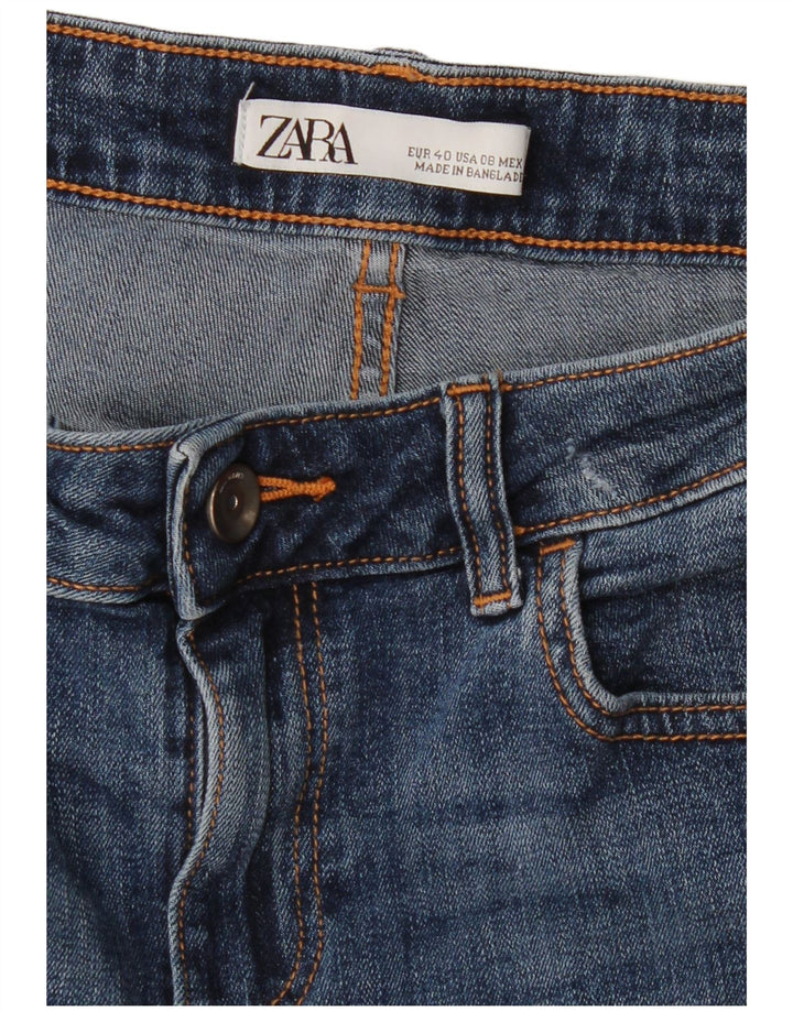 Zara Dame Skinny Jeans EU 40 Medium W30 L27 Blå