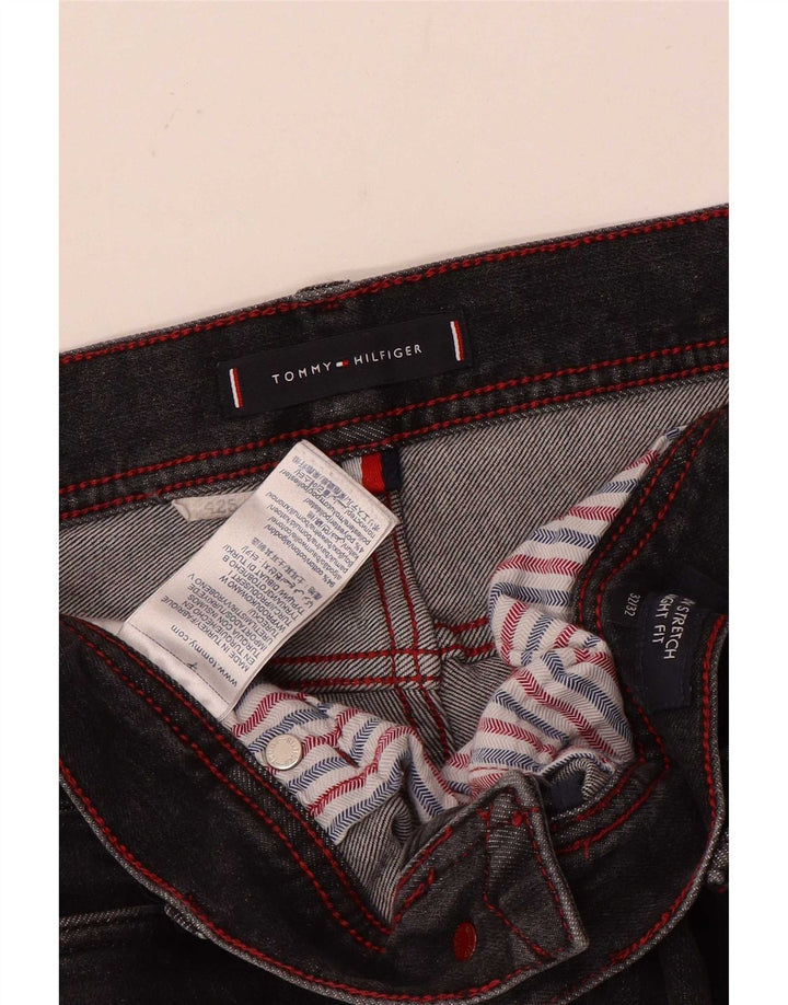 Tommy Hilfiger Straight Jeans til mænd W32 L29 Grå Bomuld