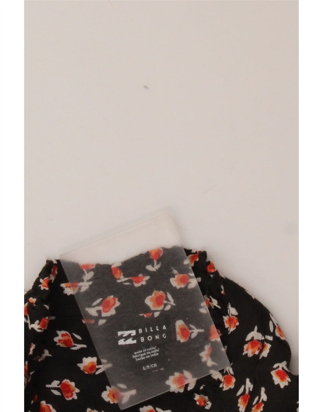 Billabong Womens Oversized Shirt Bluse UK 10 Small Brown Floral