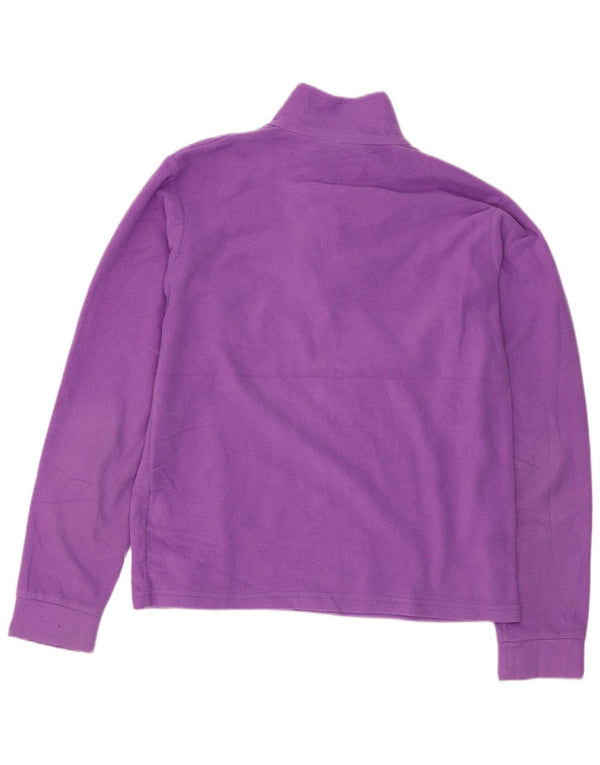 Mountain Warehouse Girls Zip Neck Fleece Jumper 12-13 år Lilla
