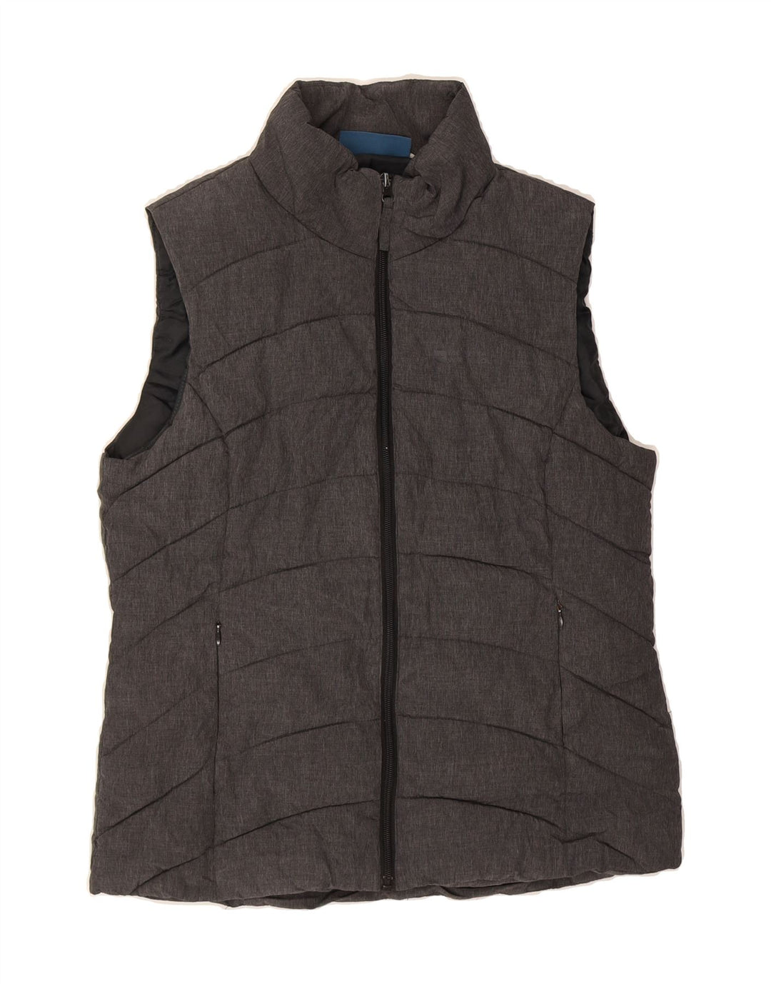 MOUNTAIN WAREHOUSE Womens Padded Gilet UK 12 Medium Grey Nylon Vintage Mountain Warehouse and Second-Hand Mountain Warehouse from Messina Hembry 