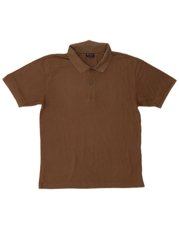 Champion herre poloskjorte medium brun bomuld