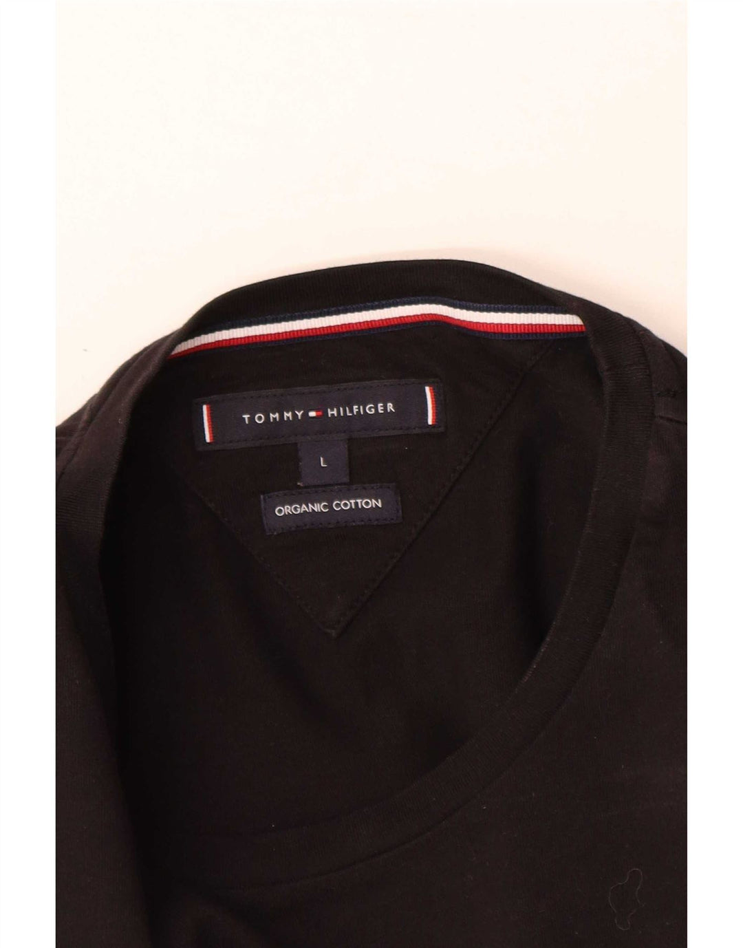 Tommy Hilfiger Herre Grafisk Top Langærmet Stor Sort Bomuld