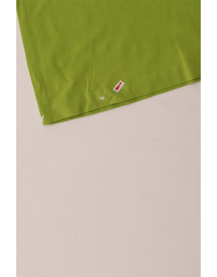 ADIDAS Womens T-Shirt Top UK 16 Large Green Vintage Adidas and Second-Hand Adidas from Messina Hembry 
