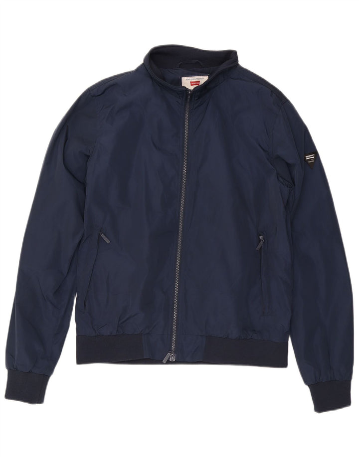 Carrera Herre Bomber Jacket UK 38 Medium Navy Blue Polyester