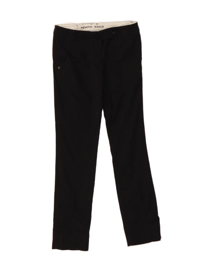 NORTH SAILS Womens Slim Suit Trousers EU 40 Medium W30 L28 Black Cotton Vintage North Sails and Second-Hand North Sails from Messina Hembry 