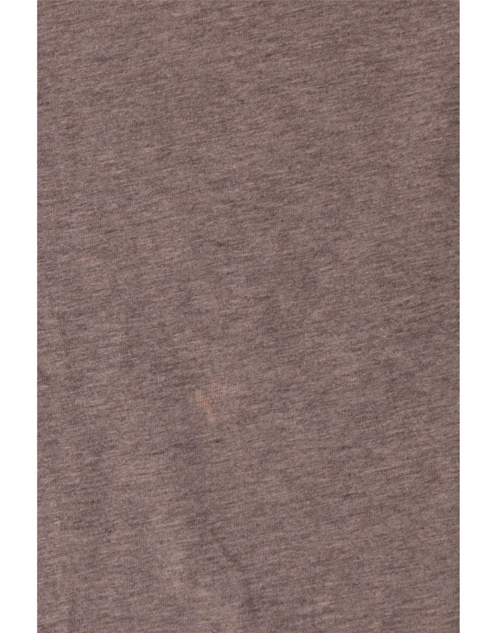 Fred Perry Herre grafisk T-shirt Top Medium Grey Flecked Bomuld