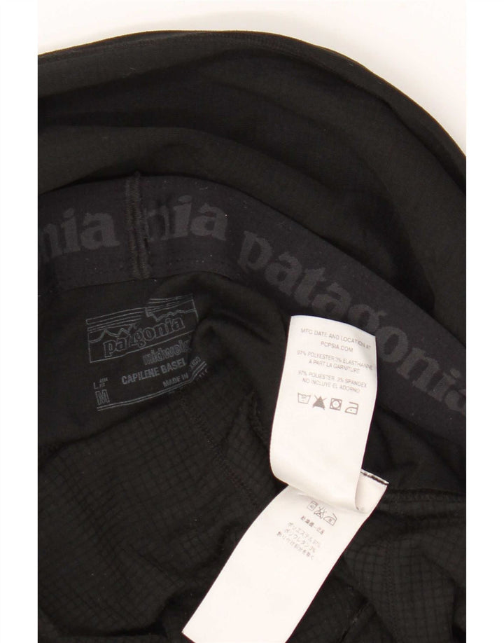 Patagonia Dame Leggings UK 14 Medium Sort Polyester