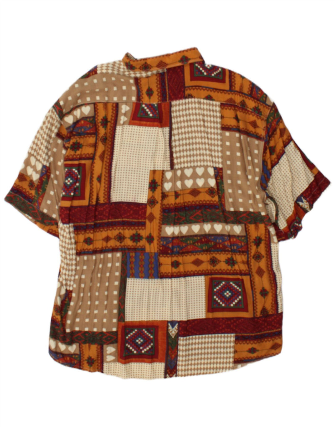 Tipo' S Kortærmet Herreskjorte XL Flerfarvet Patchwork