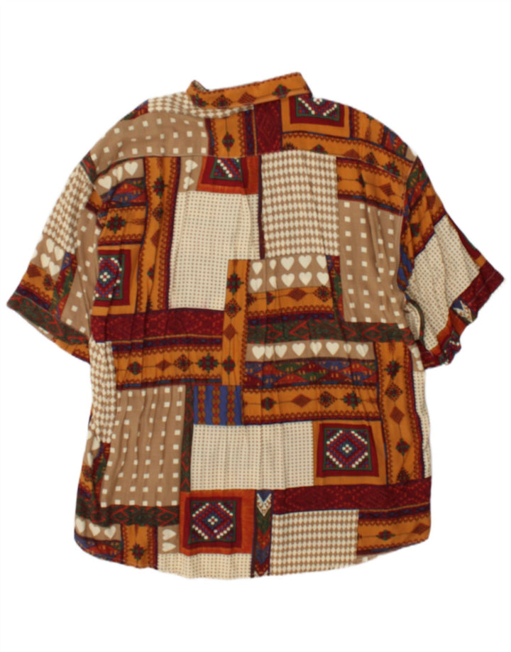 Tipo' S Kortærmet Herreskjorte XL Flerfarvet Patchwork