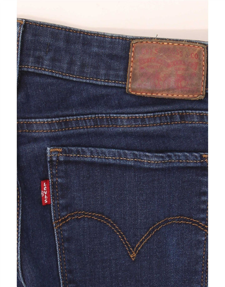 Levi's Dame 715 Bootcut Jeans W30 L32 Marineblå Bomuld
