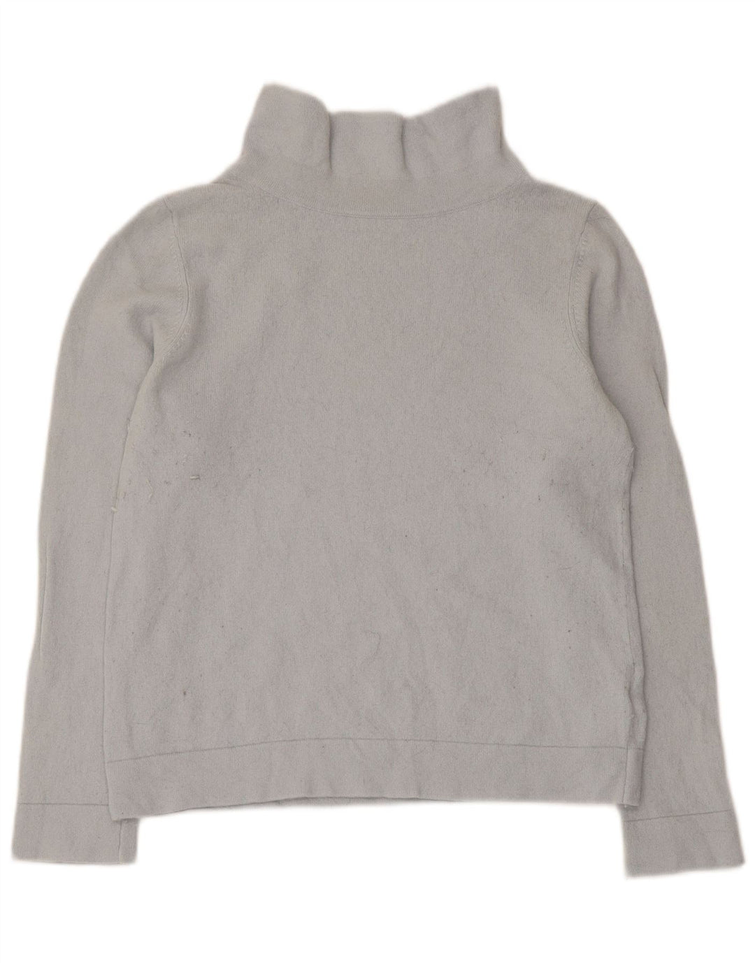 Hobbs Dame Rullehals Sweater UK 14 Stor Grå Uld