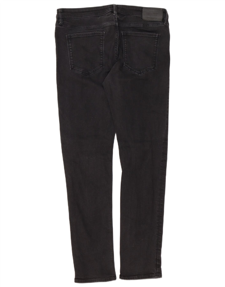 Jack & Jones Herre GLENN Slim Jeans W34 L34 Sort Bomuld