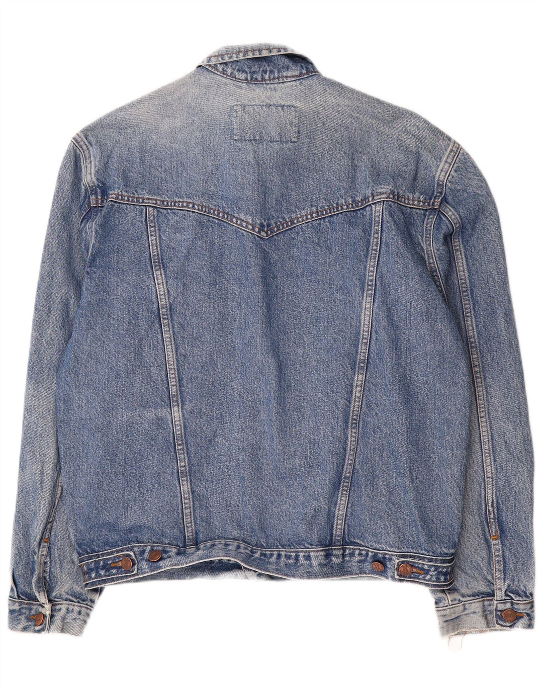 WRANGLER Herre denimjakke UK 40 Large Blue Cotton