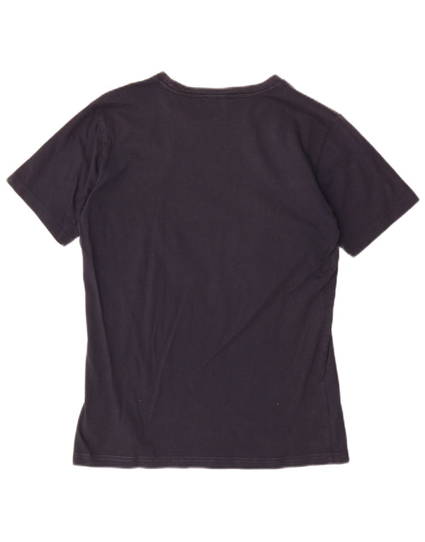 CHAMPION Drenge grafisk T-shirt top 13-14 år XL marineblå bomuld