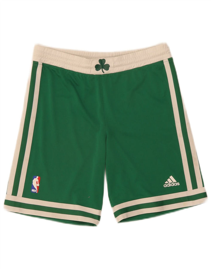Adidas Boys Sports Shorts 9-10 år Grøn Colourblock Polyester