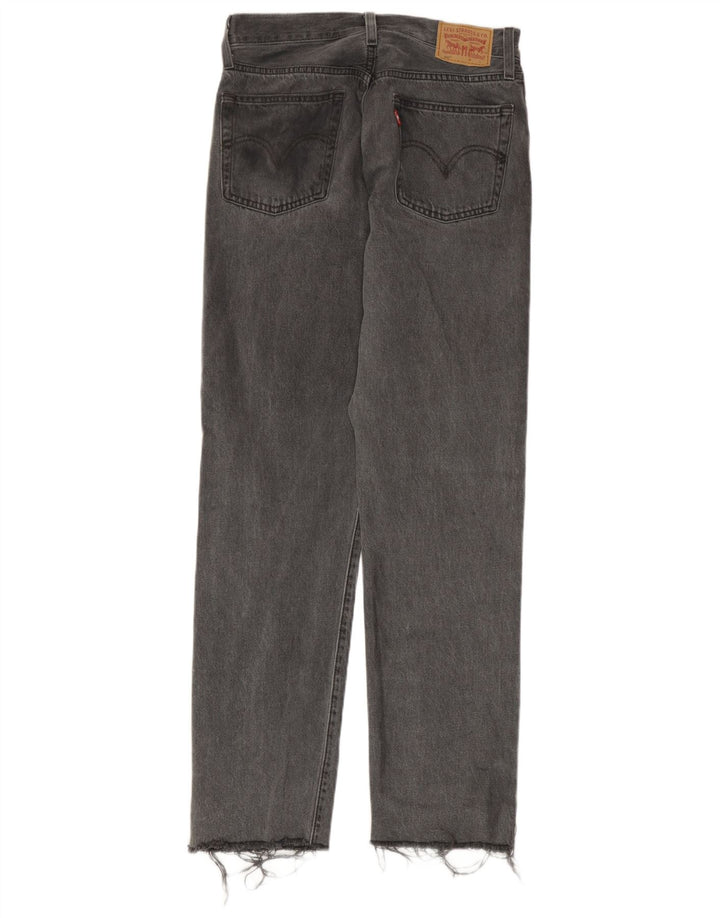 Levi's Herre 501 Straight Jeans W27 L30 Grå Bomuld