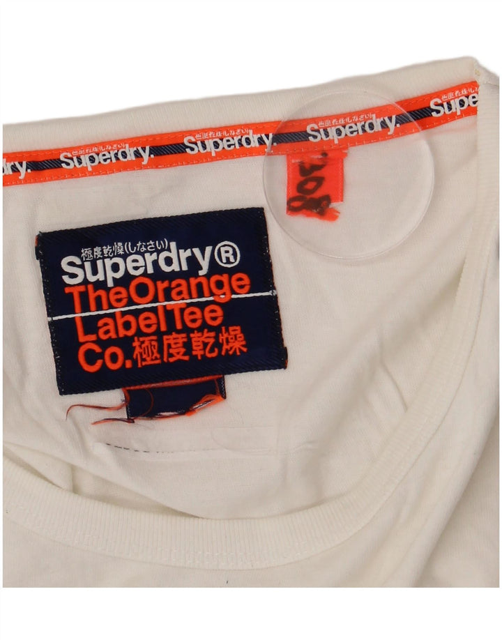 SUPERDRY Herrevest Top Lille Hvid