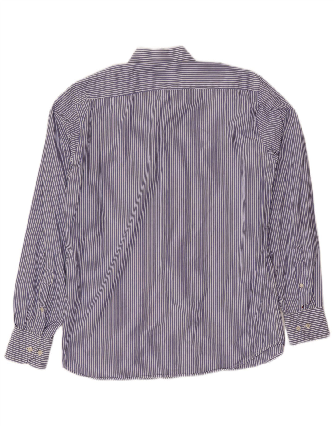 TOMMY HILFIGER Herreskjorte str. 14 1/2 37 Lille blå nålestribet bomuld