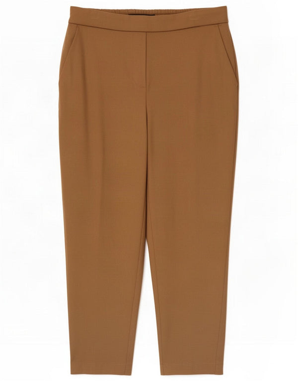 Zara Womens Tapered Casual Trousers XS W24 L25 Brown