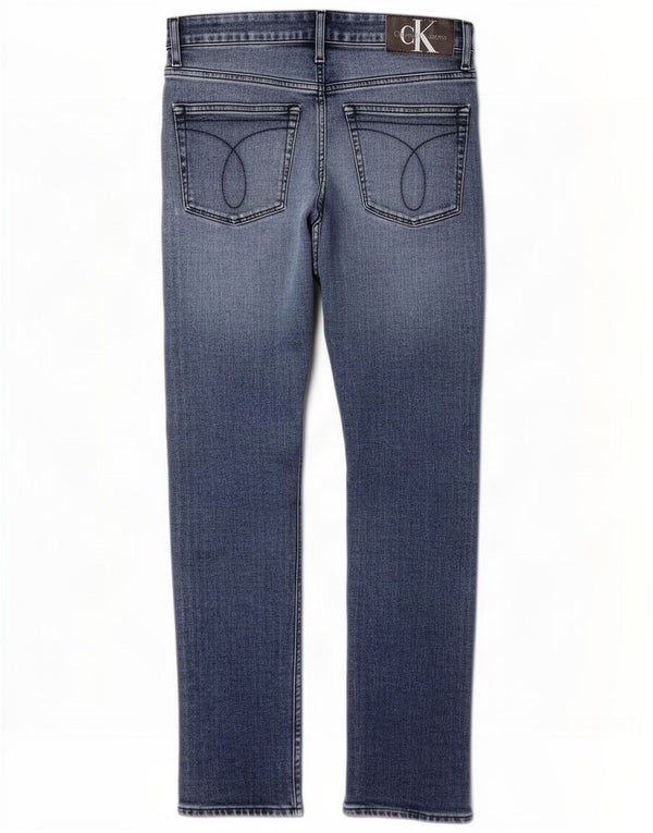 Calvin Klein Herre Slim Jeans W29 L32 Blå Bomuld