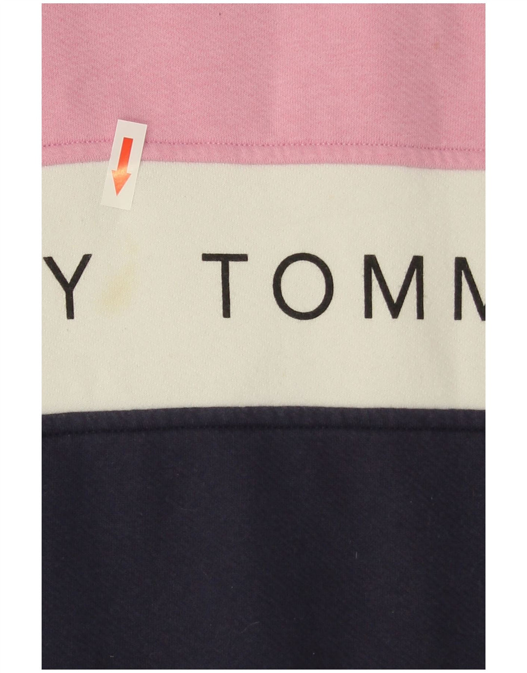Tommy Hilfiger Graphic Sweatshirt Jumper UK 10 Small Pink