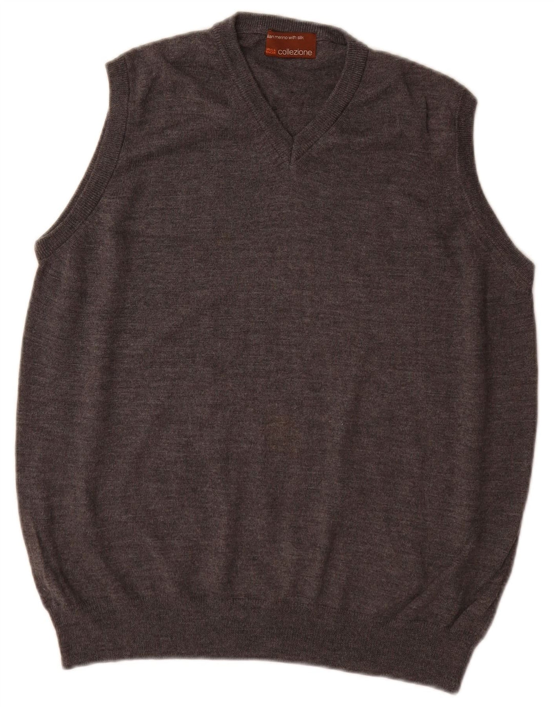 Marks & Spencer Herrevest Tank Top Mellemgrå Merinould