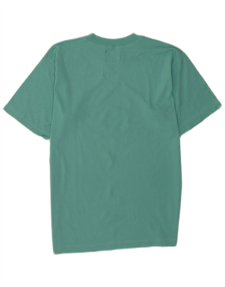 Vagabond Herre grafisk T-shirt Top Lille turkis bomuld