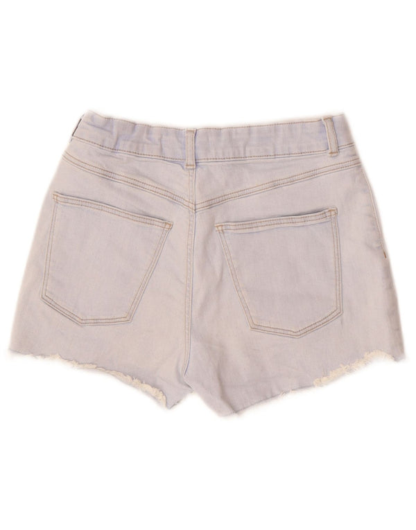 ZARA Piger High Waist denimshorts 13-14 år W26 Blå