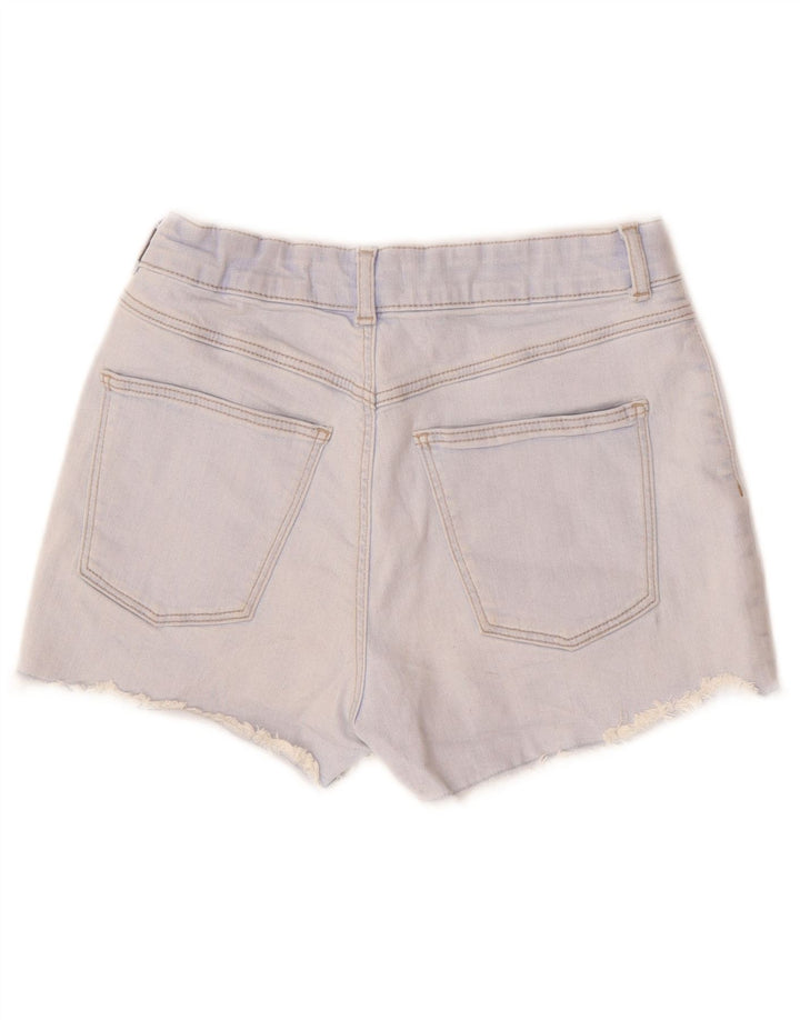 ZARA Piger High Waist denimshorts 13-14 år W26 Blå
