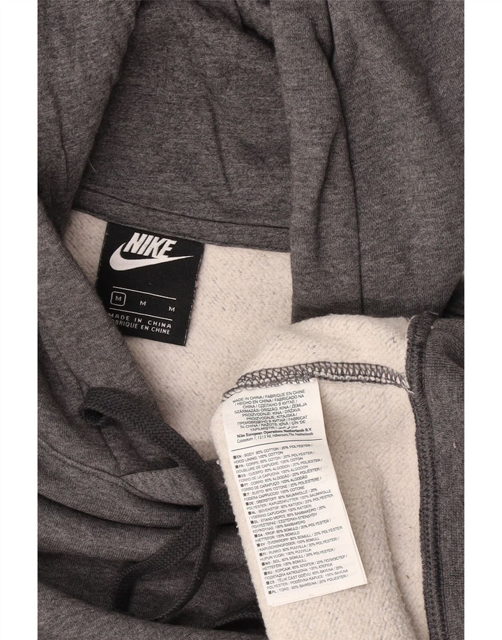 NIKE hættetrøje til mænd mellemgrå bomuld