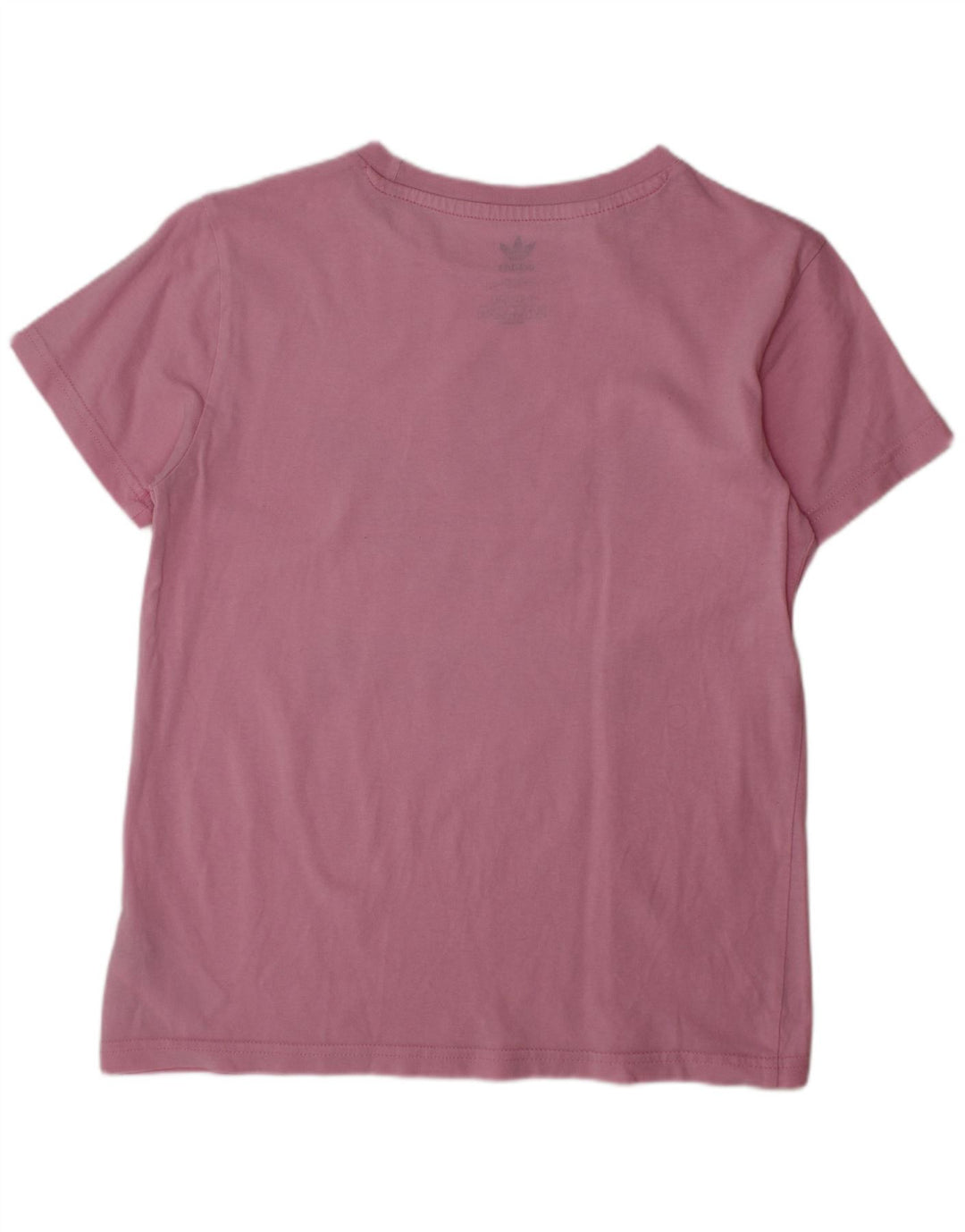 ADIDAS Piger Grafisk T-Shirt Top 9-10 År Pink Bomuld