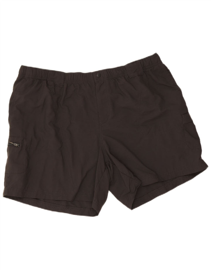 Columbia Herre Cargo Shorts XL W36 Sort Nylon